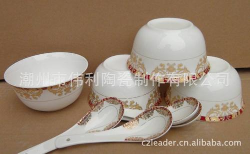 骨瓷金钟碗套装 厂家直供的精致餐具之选